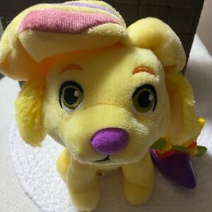 Mattel Yellow Plush Stuffed Dog, Sunny Day, nickelodeon, new with tags